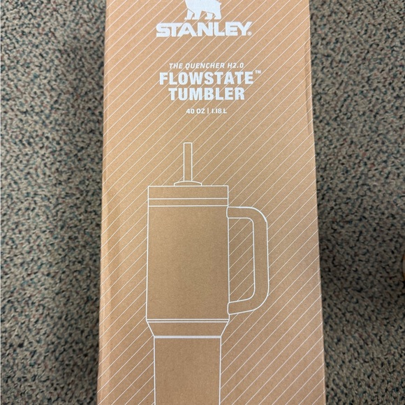 Stanley Flowstate Tumbler 2.0 40 ounce  in Classic Yellow Stripes - Picture 3 of 3